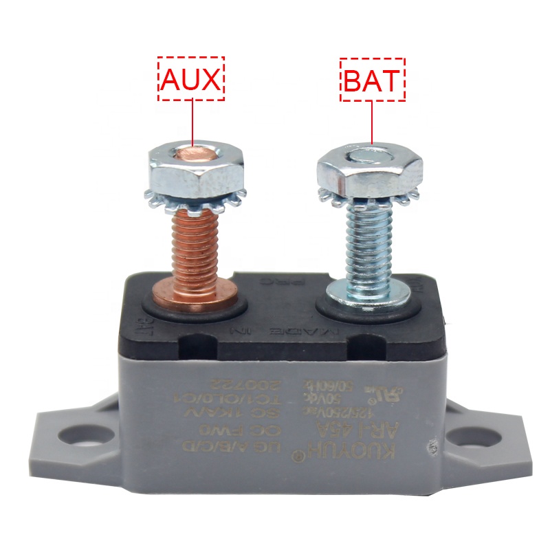 30A 12V-24V Automatic Reset Circuit Breaker – 2 Pack - Image 2