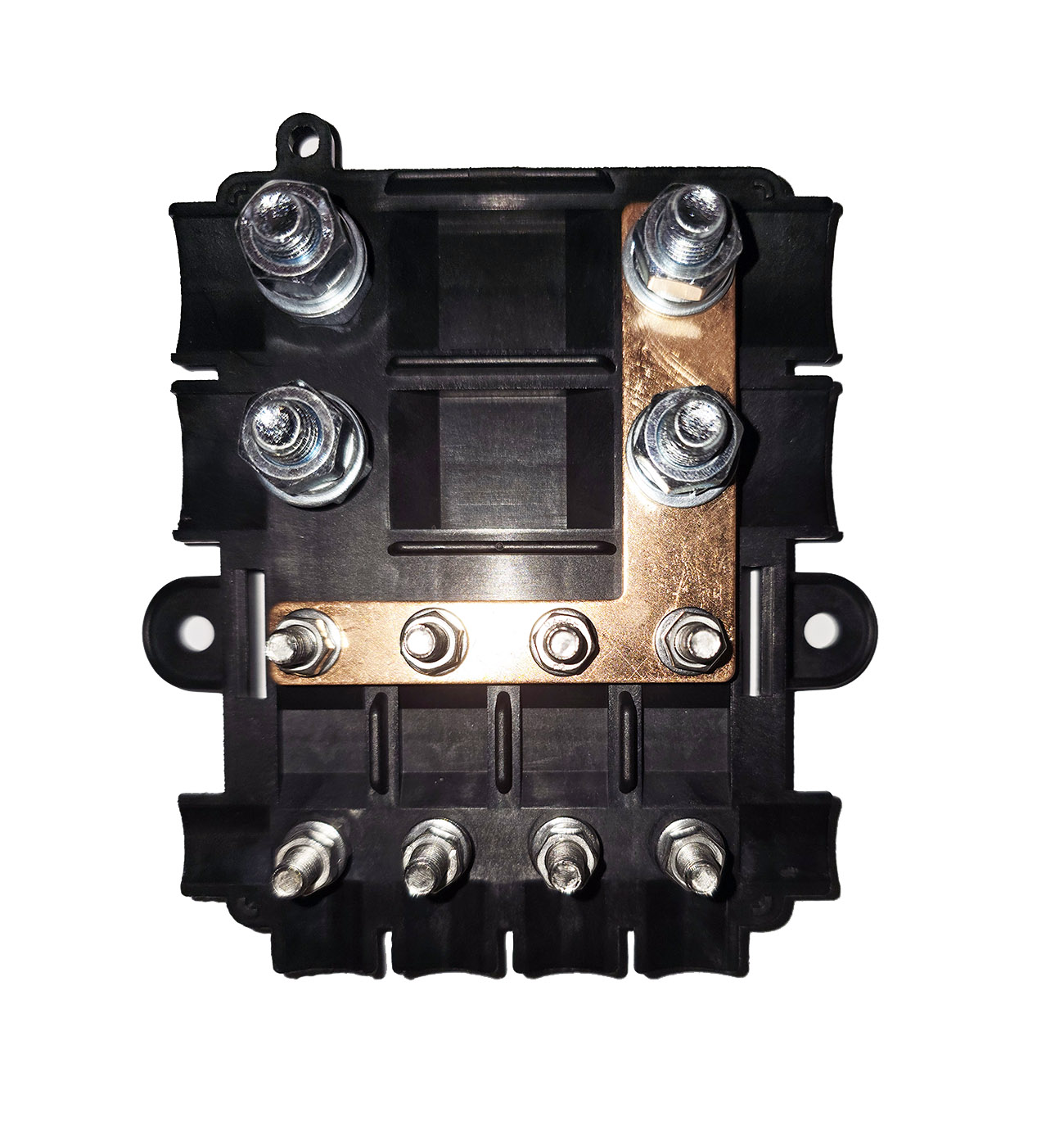 6 Way MIDI & MEGA Fuse Box Panel Junction - Red Copper Terminals - Includes Busbar - Image 3