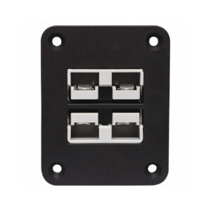 Dual 50A Anderson Plug Connector Unit - Flush Mount Kit