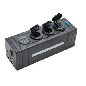 12V / 24V Slimline Power Distribution Hub with QC3.0 USB – 4WD, Caravan & Boat