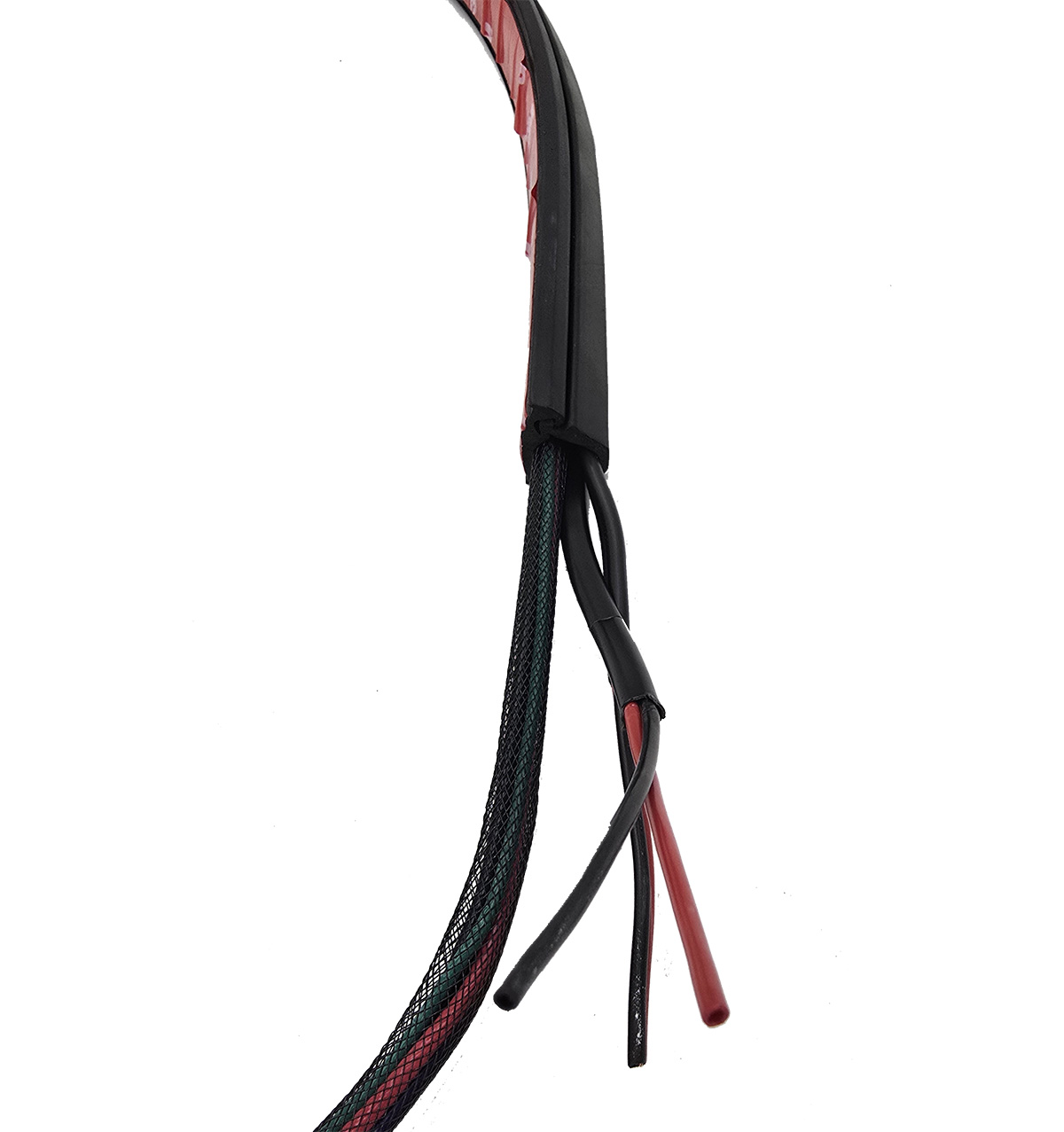 Universal Wire Hider 12mm – Heavy-Duty Snap-Lock Cable Cover (1.6m with 3M Tape) - Image 3