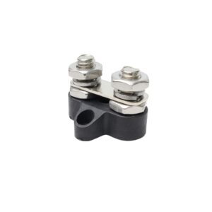 M10 Dual Terminal Block With Busbar - Heavy Duty Stainless Steel